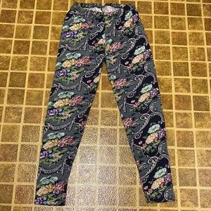 Floral leggings One Size
